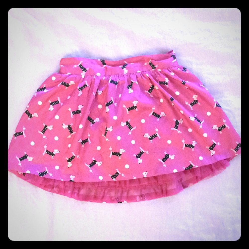 Skirt Shorts with Poodles